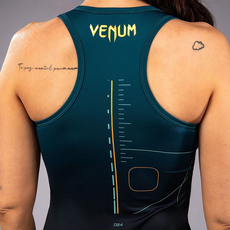 Venum Tactical XT Dry Tech női edzőpóló fekete/erdő zöld 7