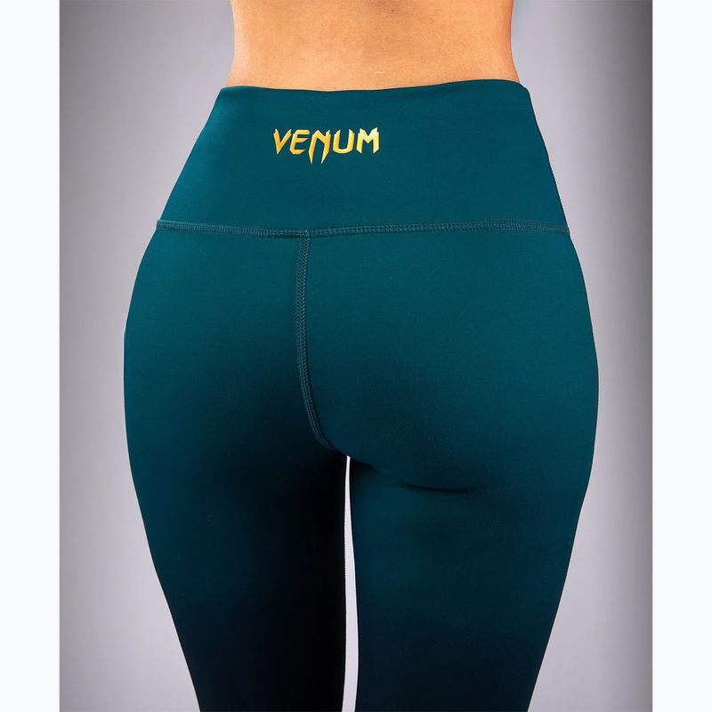 Női edző leggings Venum Tactical XT fekete/erdő zöld 5