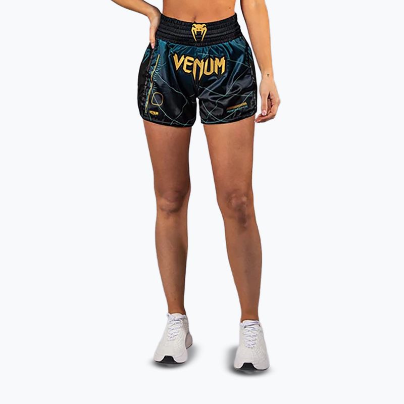 Férfi Venum Tactical XT Muay Thai edzőnadrág fekete/erdő zöld