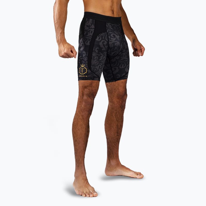 Venum x Ilia Topuria férfi edzőnadrág Unmatched Vale Tudo fekete/arany 5