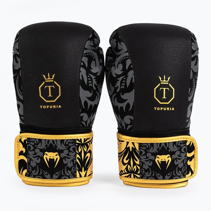 Venum x Ilia Topuria Unmatched boxkesztyű fekete/arany