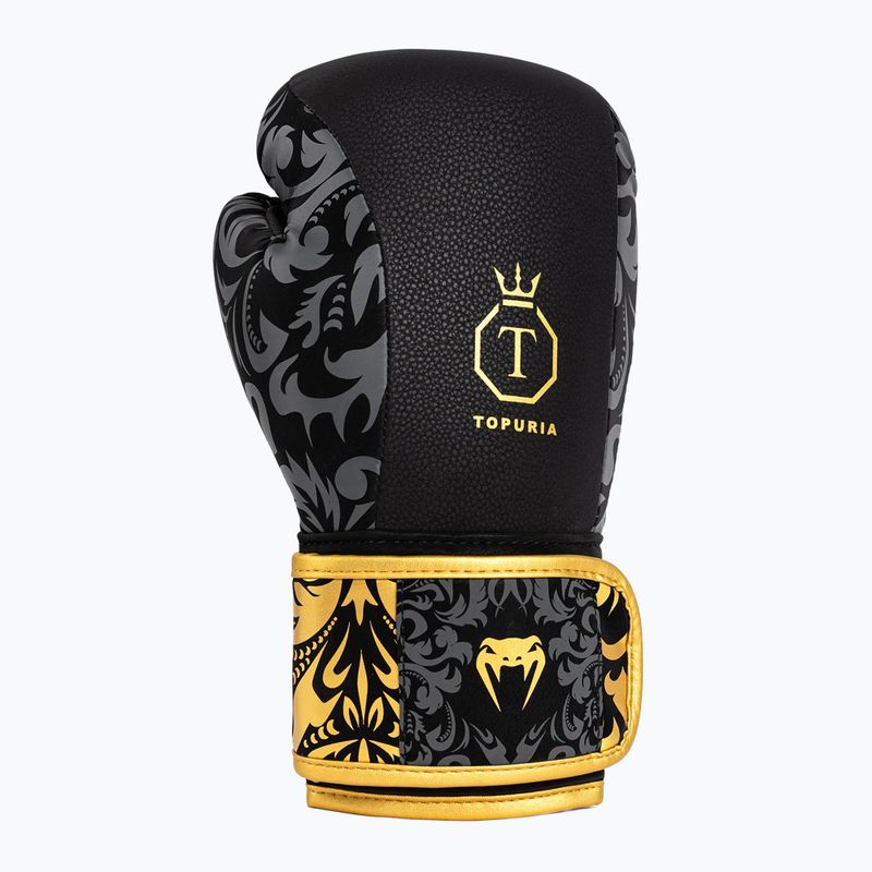 Venum x Ilia Topuria Unmatched boxkesztyű fekete/arany 5
