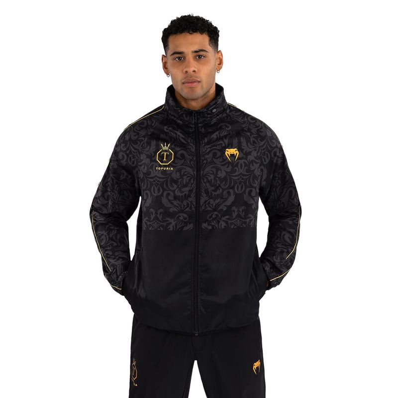 Venum x Ilia Topuria férfi dzseki Unmatched black/gold