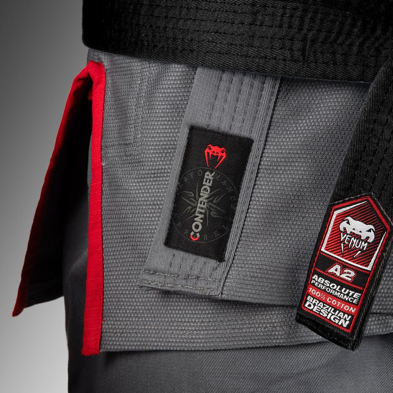 GI a brazil jiu-jitsu Venum Contender 3.0 vihar szürke 6