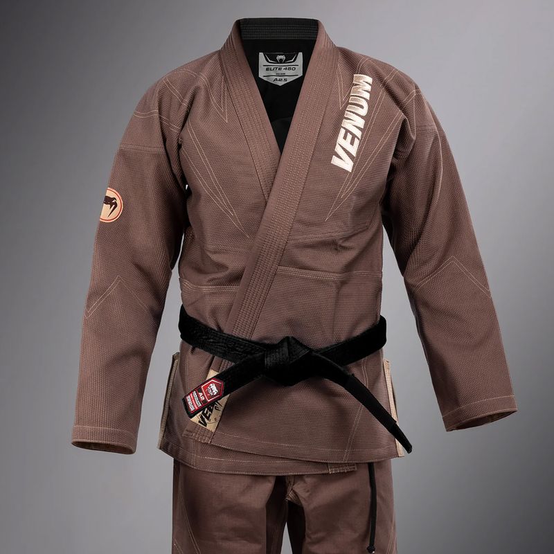 GI a brazil jiu-jitsu Venum Elite 5.0 csokoládébarna 4
