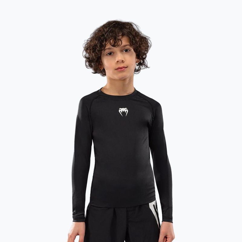 Venum Contender Rashguards Jr gyermek edző hosszú ujjú fekete