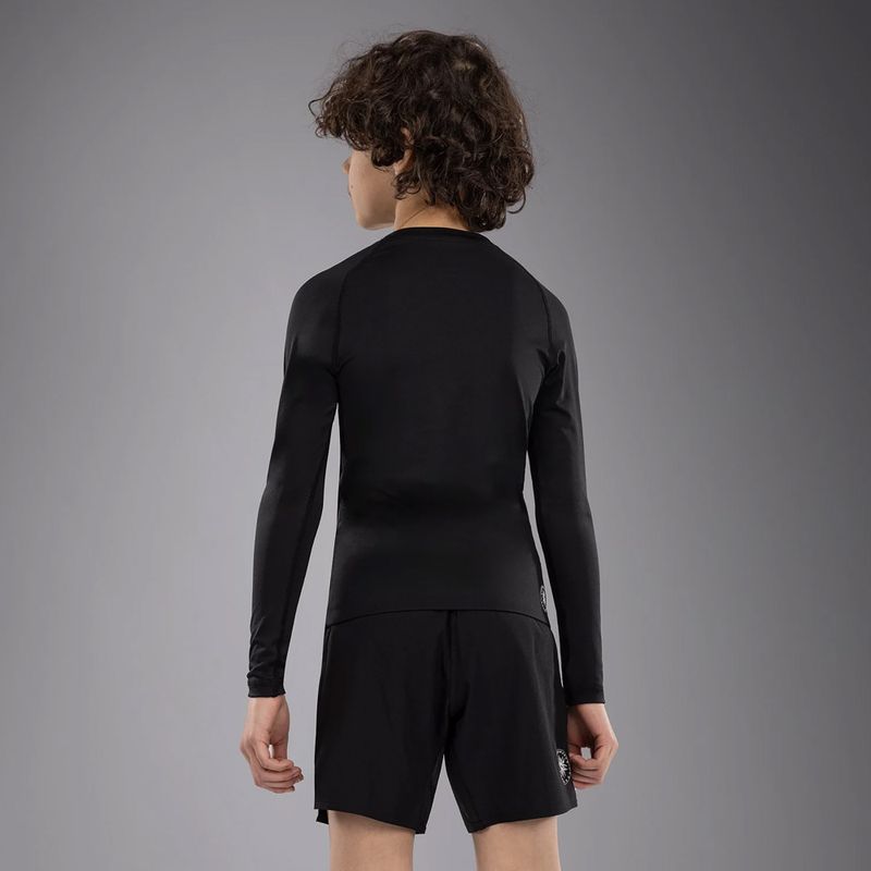 Venum Contender Rashguards Jr gyermek edző hosszú ujjú fekete 3