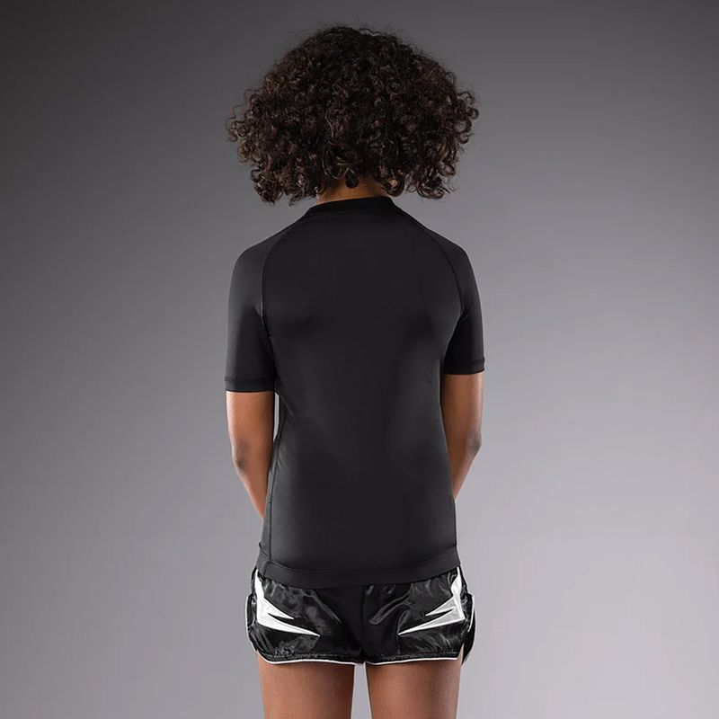 Venum Contender Rashguards Jr gyermek edzőpóló fekete 2