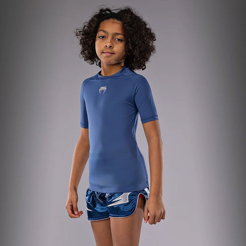 Venum Contender Rashguards Jr gyermek edzőpóló királykék 3