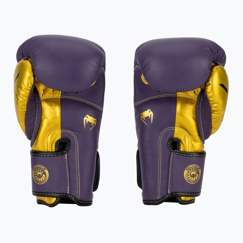 Venum Giant 3.0 sötét lila/arany bokszkesztyű 3