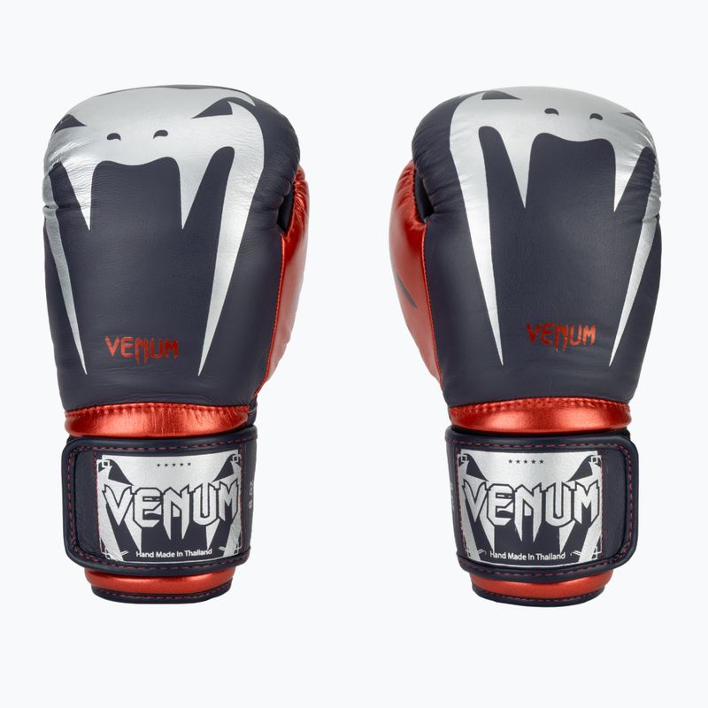 Venum Giant 3.0 bokszkesztyű tengerészkék/piros 2