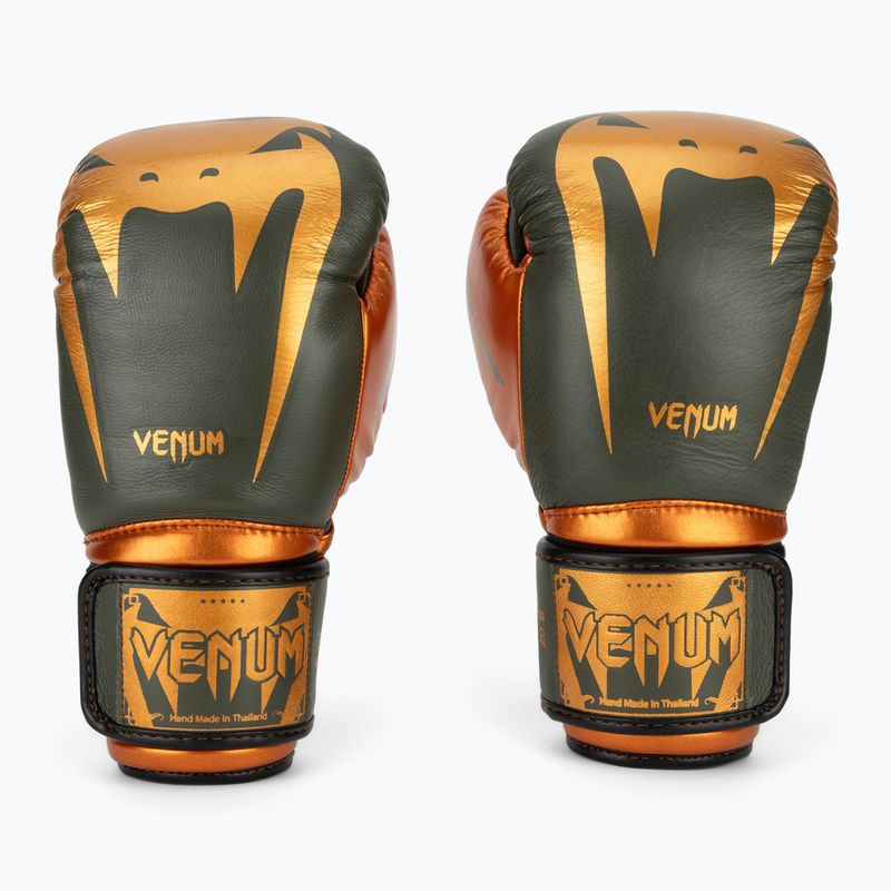 Venum Giant 3.0 khaki/bronz színű bokszkesztyű 2
