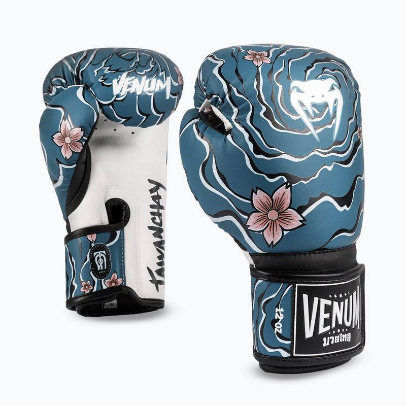 Boxkesztyű Venum X Tawanchay blue/white 2