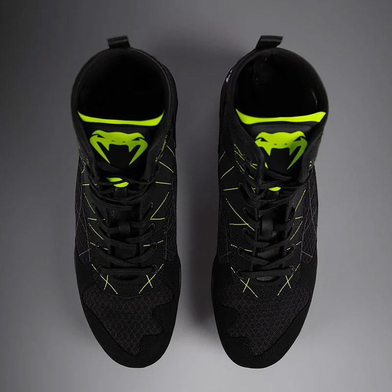 Férfi Venum Training Camp 4.0 bokszcipő fekete/neozöld 12