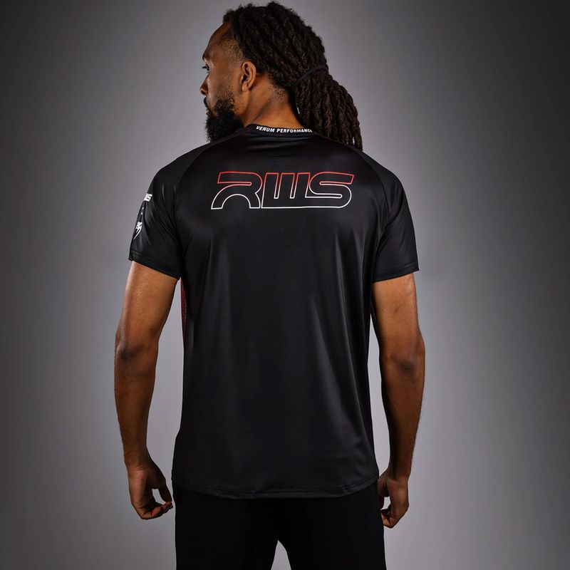 Férfi póló Venum x RWS 2.0 Dry-Tech black/red 2