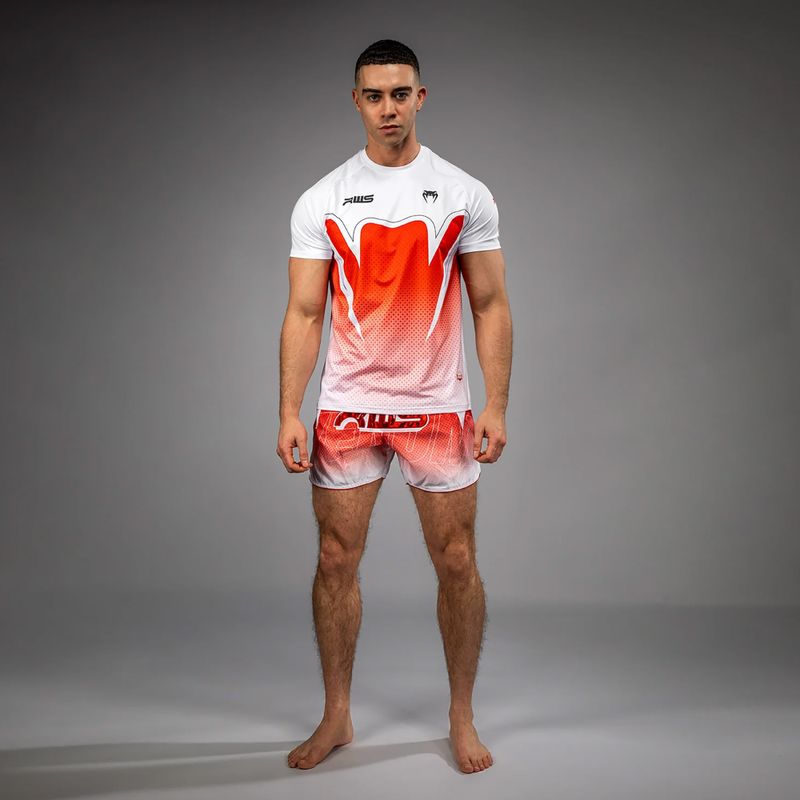 Férfi póló Venum x RWS 2.0 Dry-Tech white/red 2