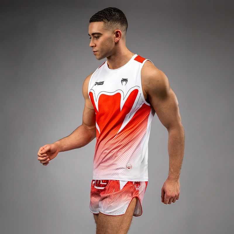 Férfi atléta Venum x RWS 2.0 Dry-Tech Tank Top white/red 4