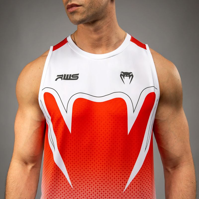 Férfi atléta Venum x RWS 2.0 Dry-Tech Tank Top white/red 5