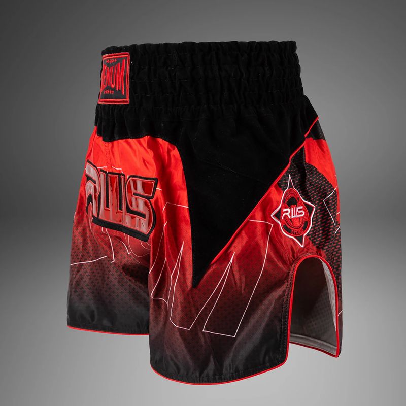 Férfi edző rövidnadrág Venum x RWS 2.0 Muay Thai black/red 2