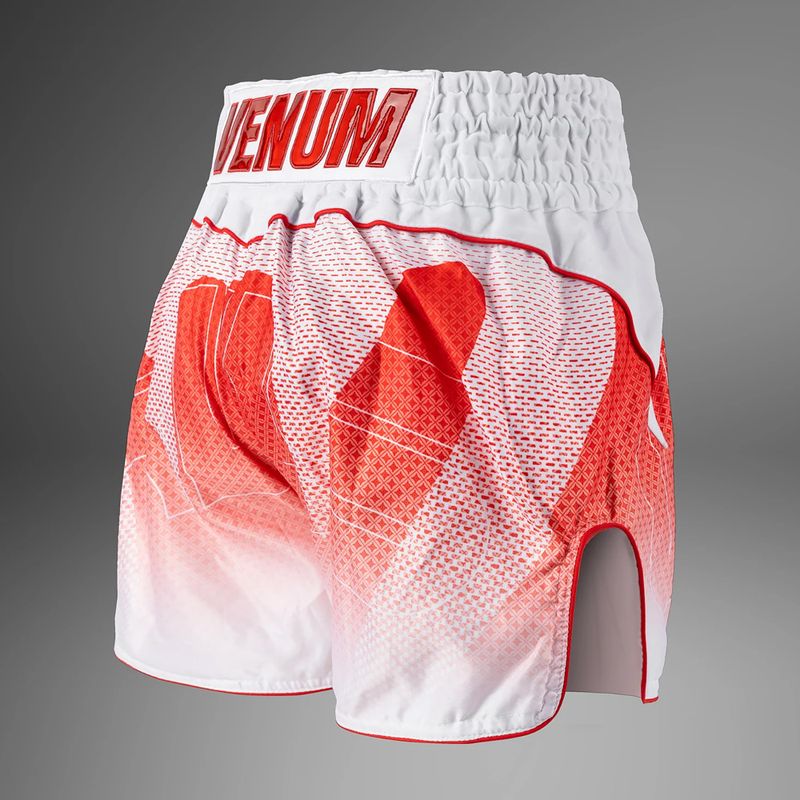 Férfi edzőshort Venum x RWS 2.0 Muay Thai white/red 4