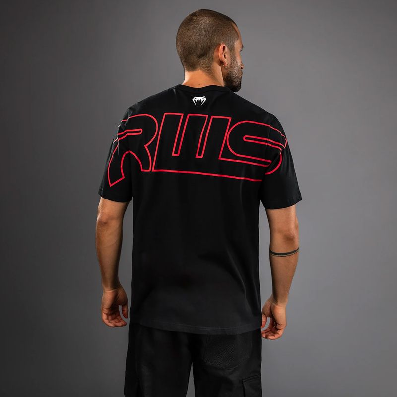Férfi póló Venum x RWS 2.0 black/red 3