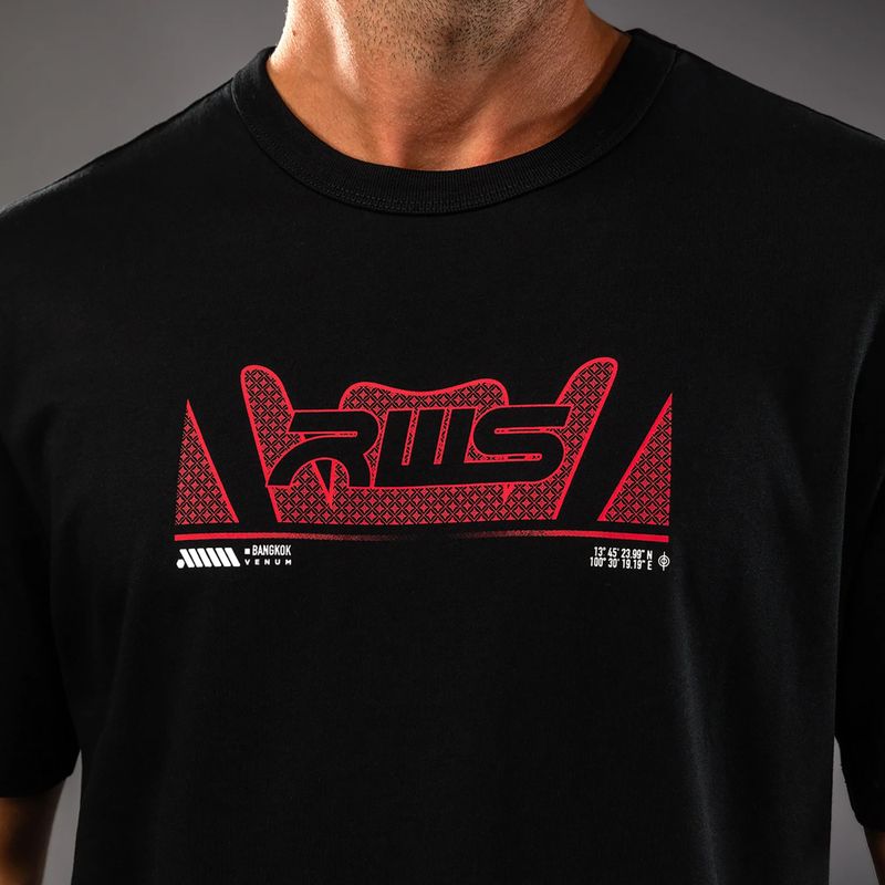Férfi póló Venum x RWS 2.0 black/red 5
