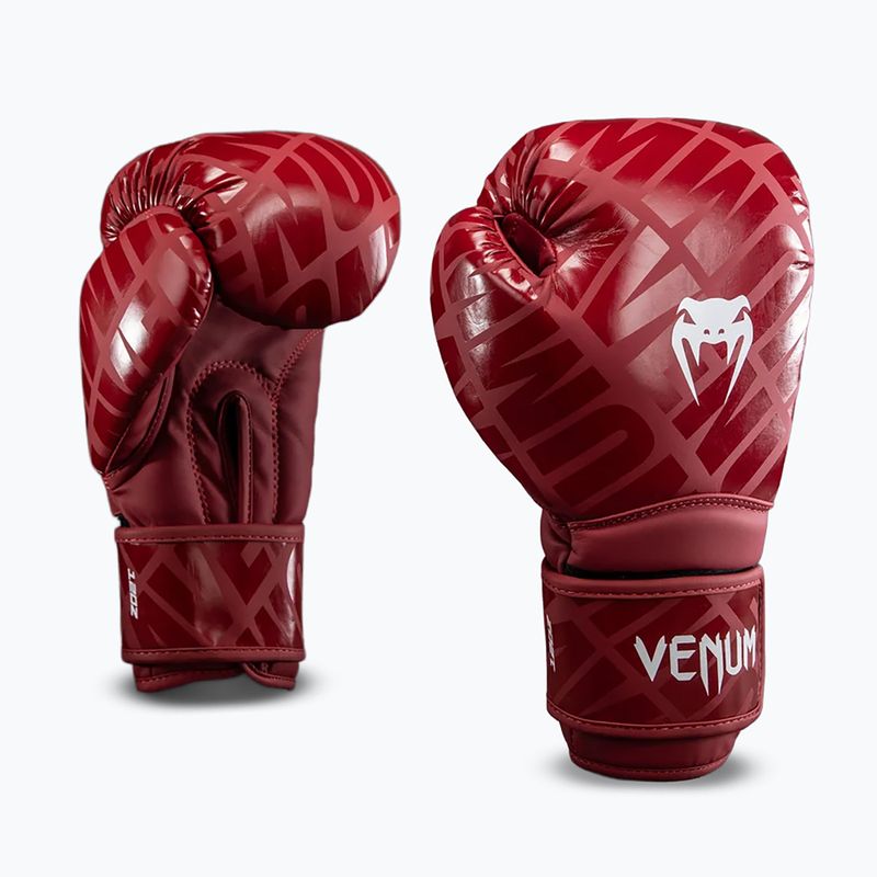 Boxkesztyű Venum Contender 1.5XT Boxing glossy burgundy 2