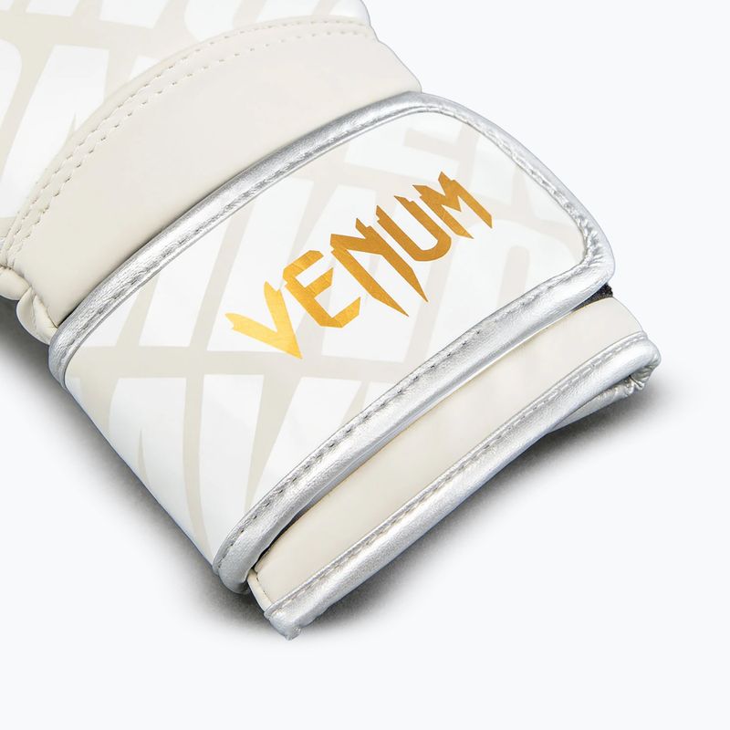 Boxkesztyű Venum Contender 1.5XT Boxing light beige/white cream 3