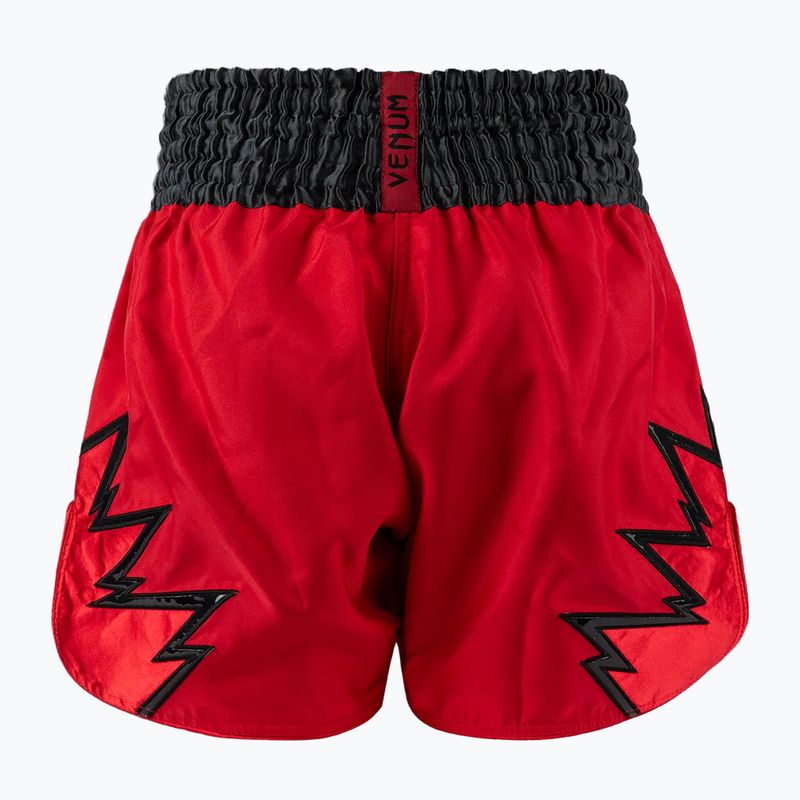 Férfi edzőshort Venum Inferno Muay Thai red/charcoal grey/black 2