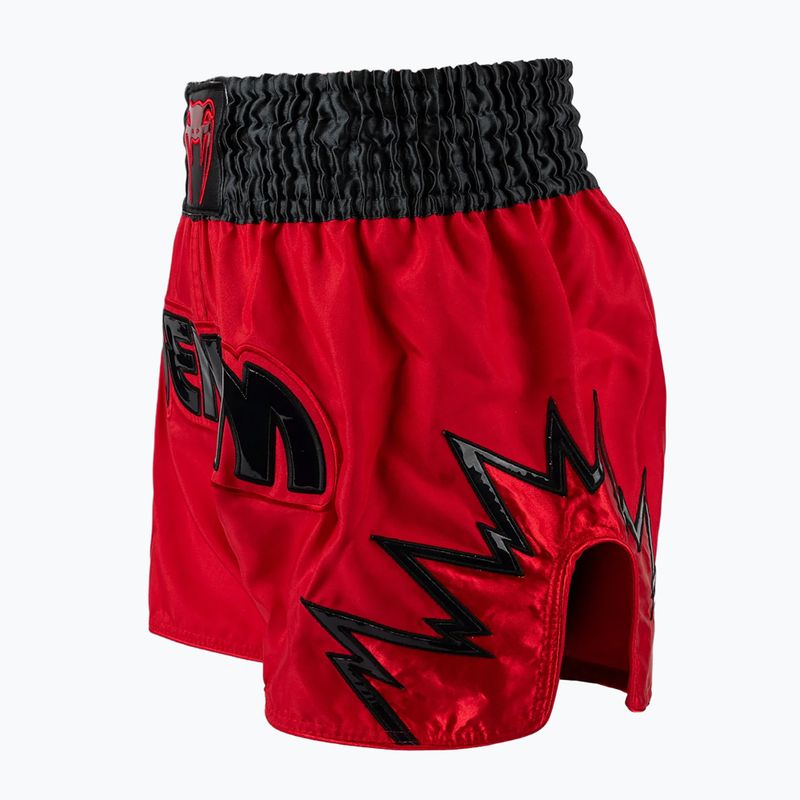 Férfi edzőshort Venum Inferno Muay Thai red/charcoal grey/black 3