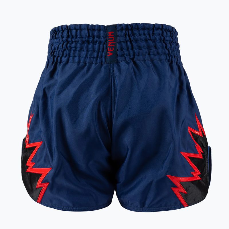Férfi edzőshort Venum Inferno Muay Thai royal blue/red/black 2