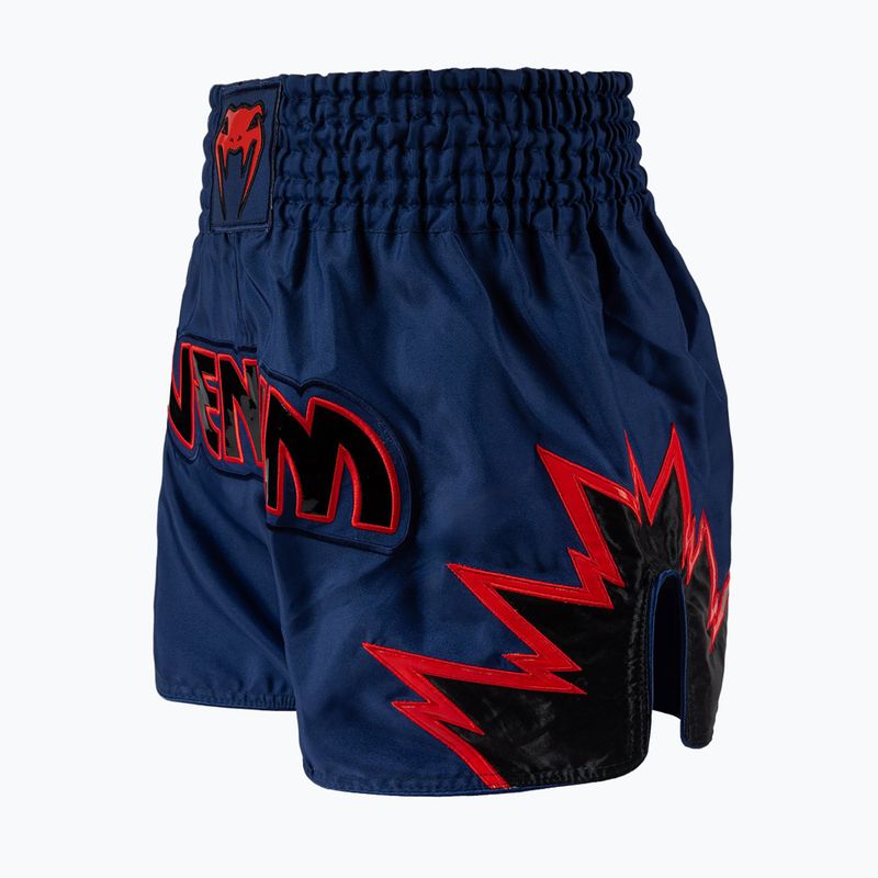 Férfi edzőshort Venum Inferno Muay Thai royal blue/red/black 3