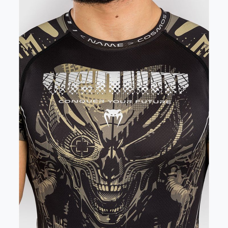 Férfi rashguard Venum Invander black/sand 6