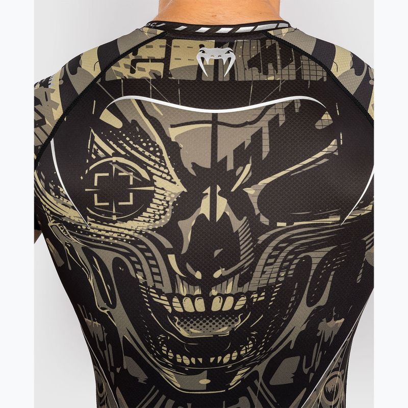 Férfi rashguard Venum Invander black/sand 7
