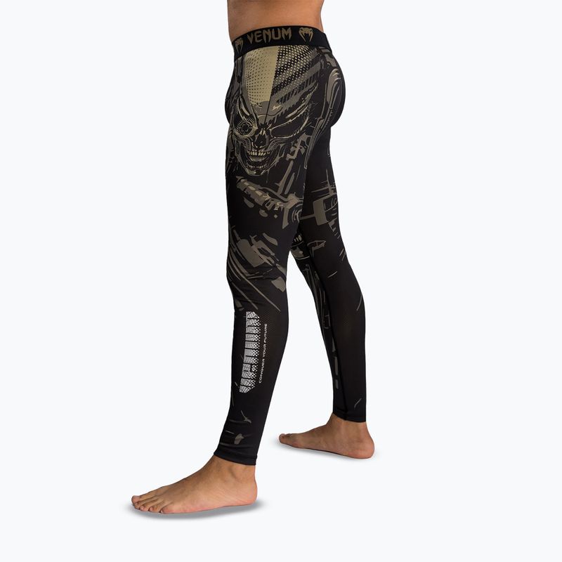Férfi edzőleggings Venum Invader Spats black/sand 4