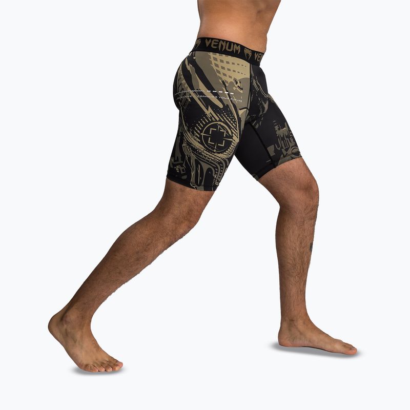 Férfi edzőshort Venum Invander Vale Tudo black/sand 5
