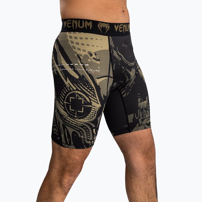 Férfi edzőshort Venum Invander Vale Tudo black/sand 8