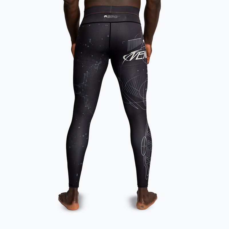 Férfi edzőleggings Venum Eclipse Spats black/ivory 3