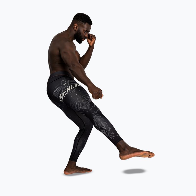 Férfi edzőleggings Venum Eclipse Spats black/ivory 10