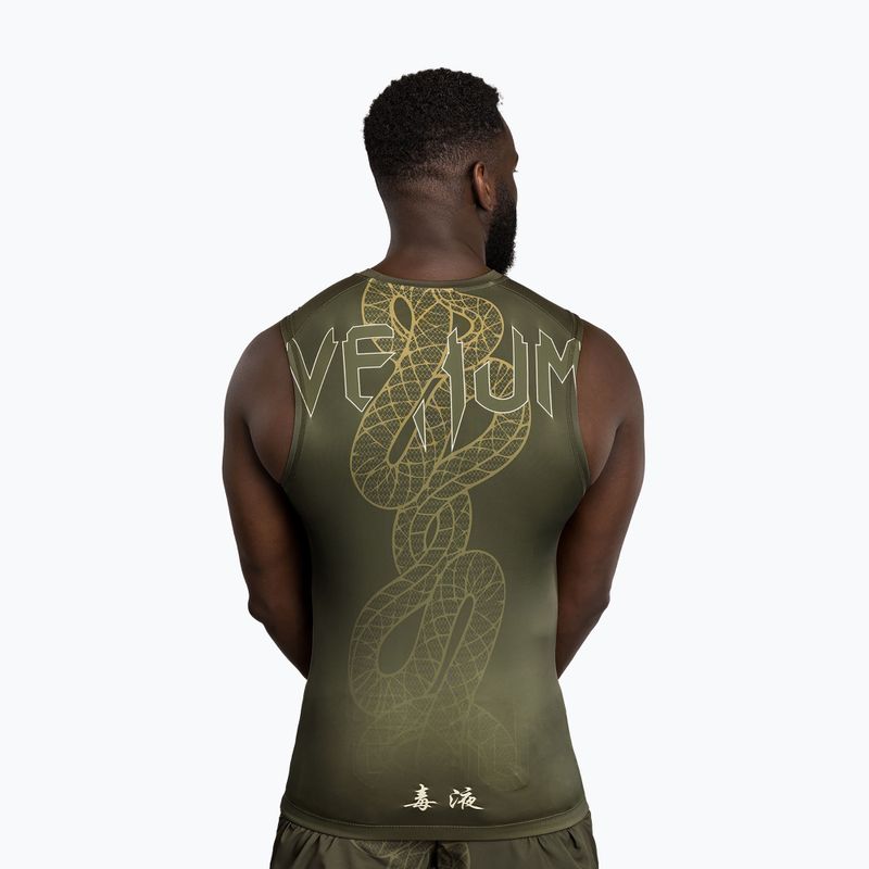 Férfi rashguard Venum Serpenti Rashguards Sleeveless khaki/bronze/ivory 2