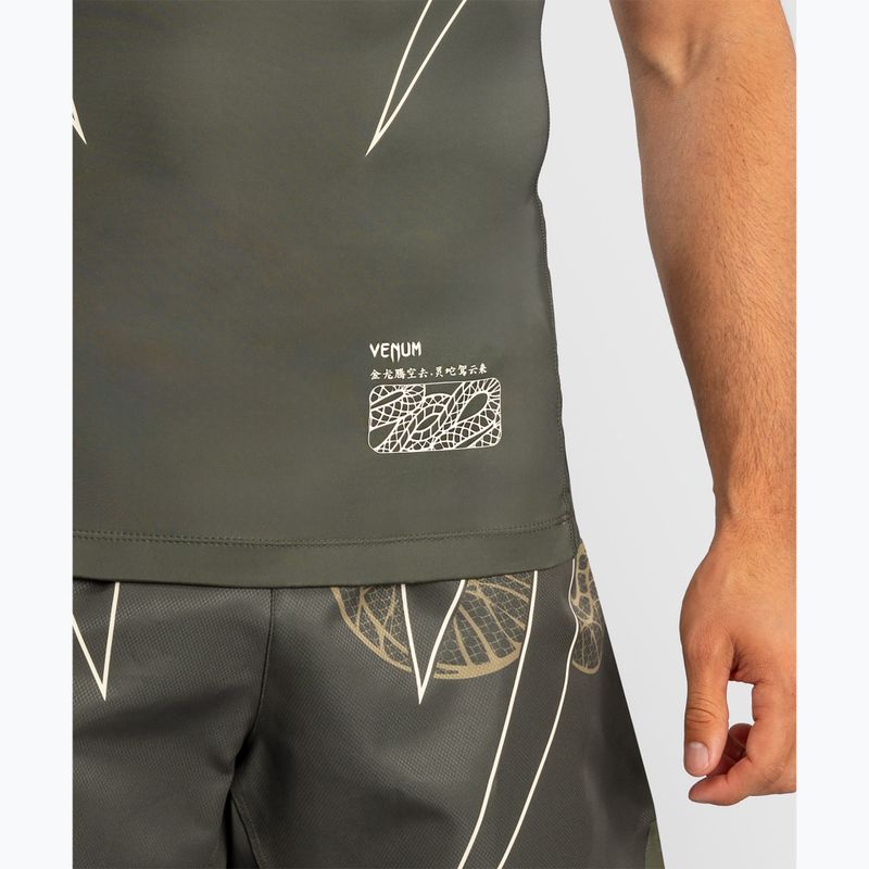 Férfi rashguard Venum Serpenti Rashguards khaki/bronze/ivory 6