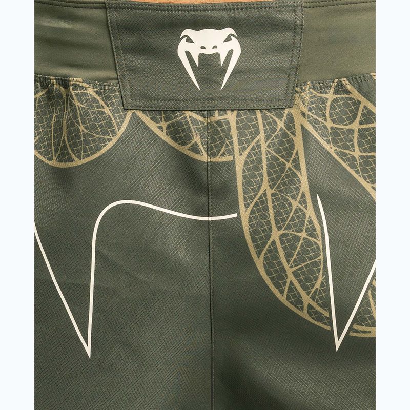Férfi edzőshort Venum Serpenti Fight khaki/bronze/ivory 7