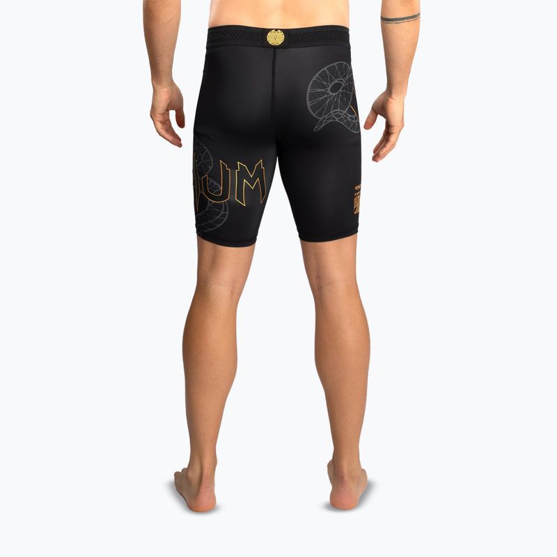 Férfi edzőshort Venum Serpenti Vale Tudo black/silver/gold 3