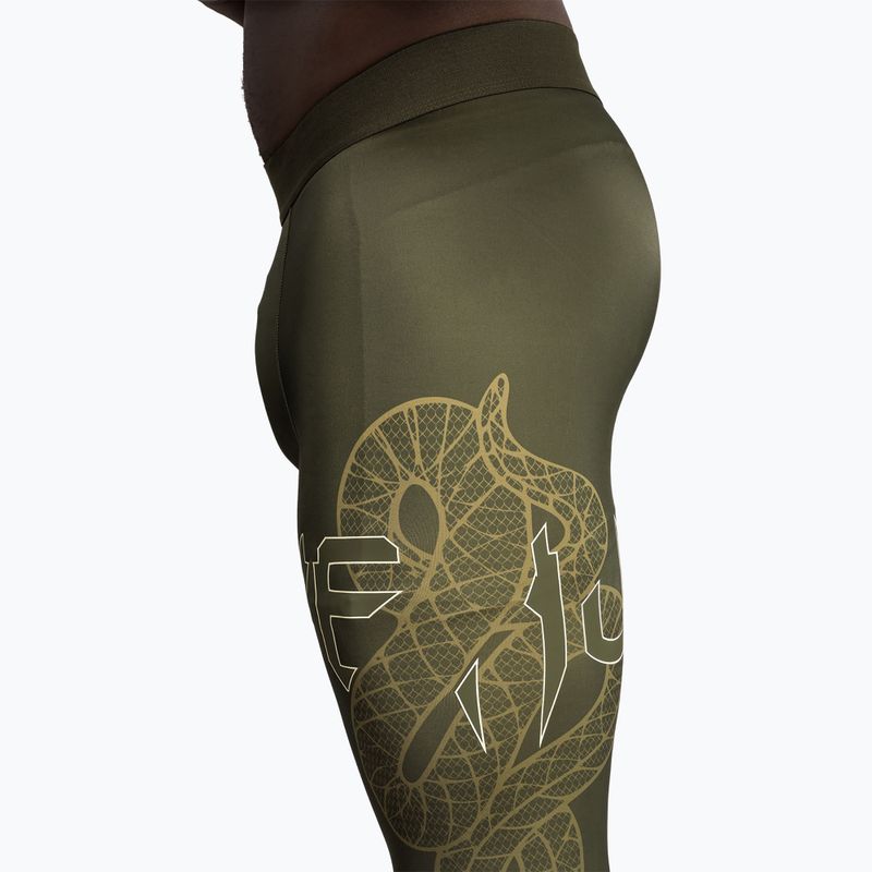 Férfi edzőleggings Venum Serpenti Spats khaki/bronze/ivory 6
