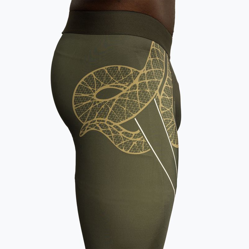 Férfi edzőleggings Venum Serpenti Spats khaki/bronze/ivory 7