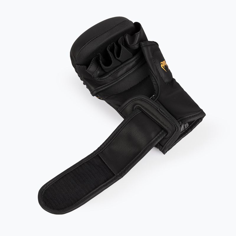 Bokszkesztyűk Venum Serpenti Sparring black/silver/gold 5