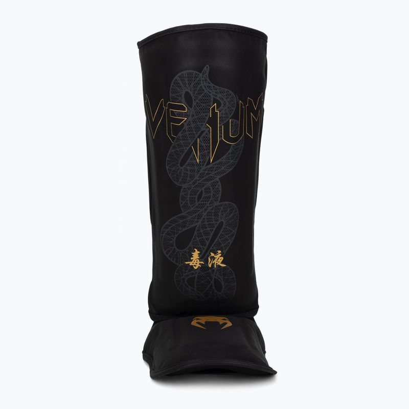 Sípcsont- és lábfejvédők Venum Serpenti black/silver/gold 4