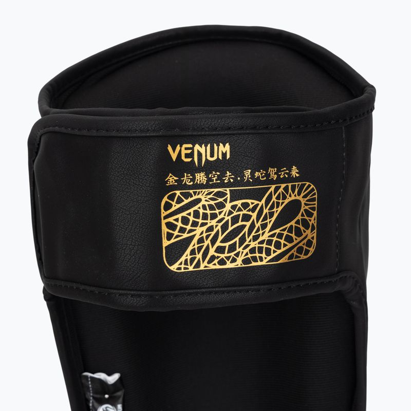 Sípcsont- és lábfejvédők Venum Serpenti black/silver/gold 7