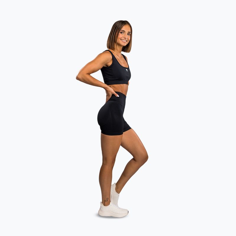Női edzőshort Venum Sculpt Vale Tudo fekete/fehér 4