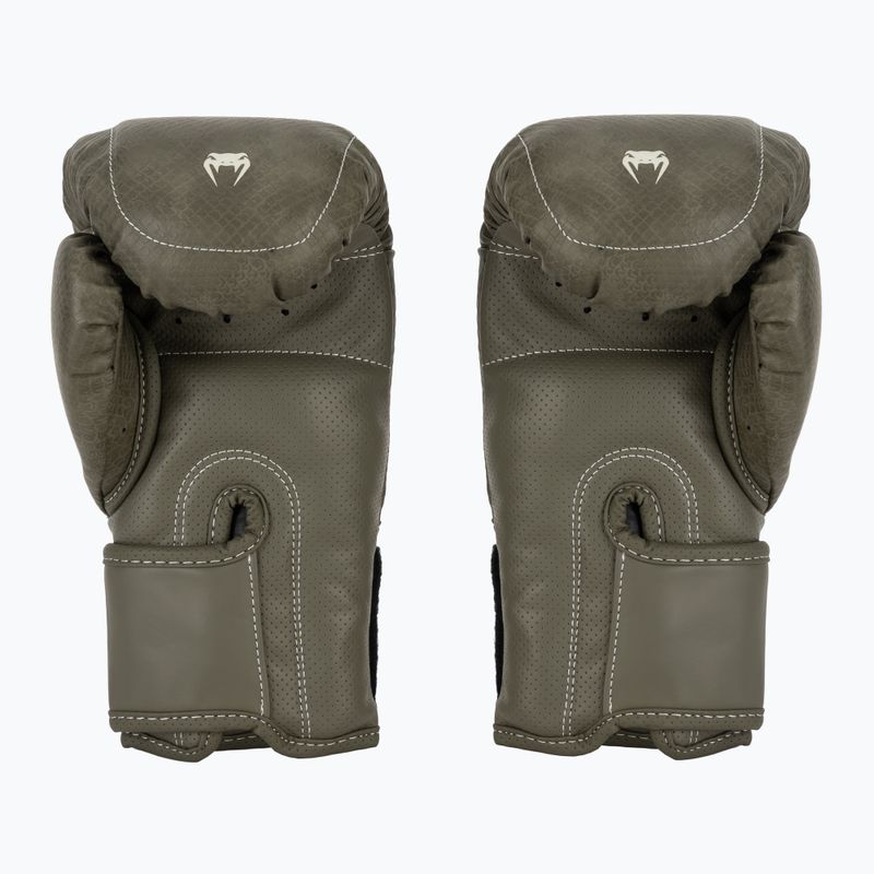 Boxkesztyűk Venum Impact Evo Scales Boxing army green 3